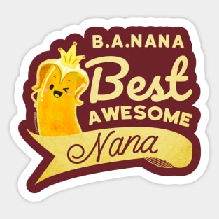 B.A.Nana - Best Awesome Nana Sticker